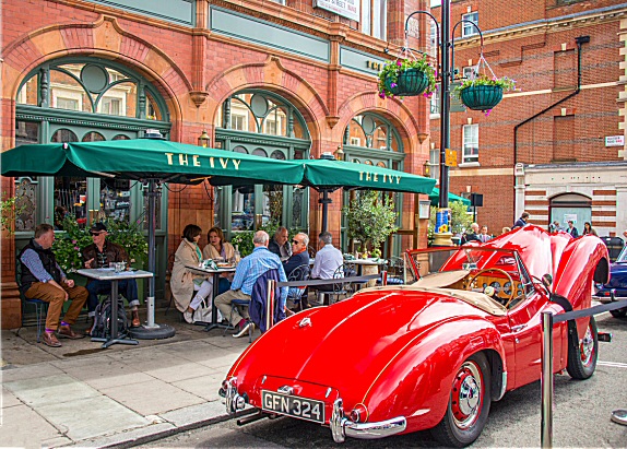 Jowett Jupiter at North London brasseie