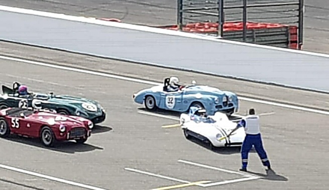 Jowett Jupiter blue coloured in 2018 Classic Le Mans