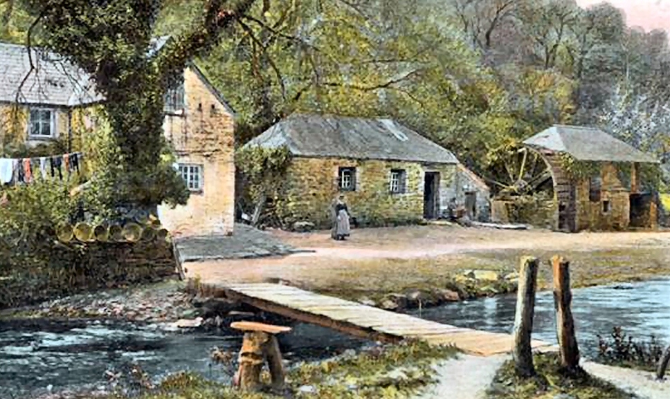 Lawry's water mill at Nanscuval, Cornwall