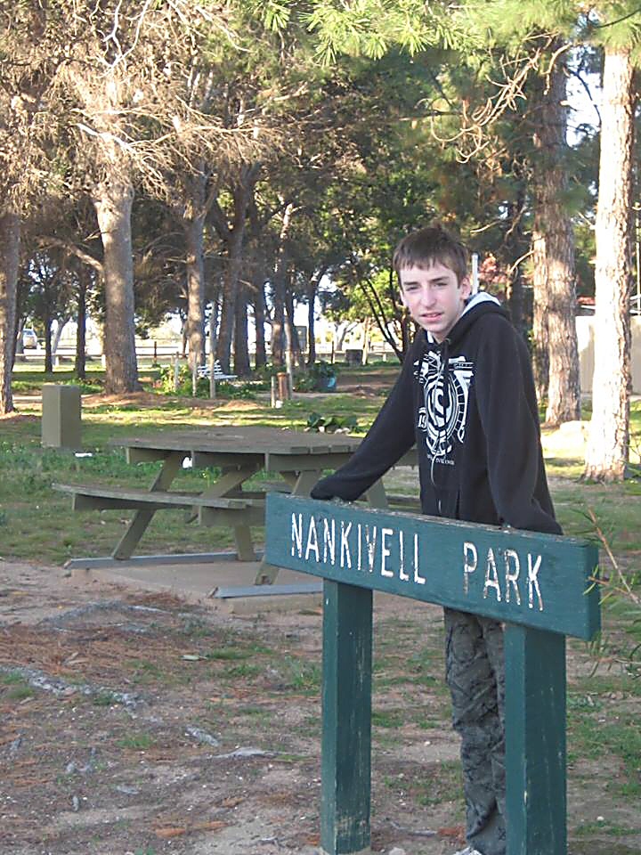 Nankivell park with Aidan Nankivell