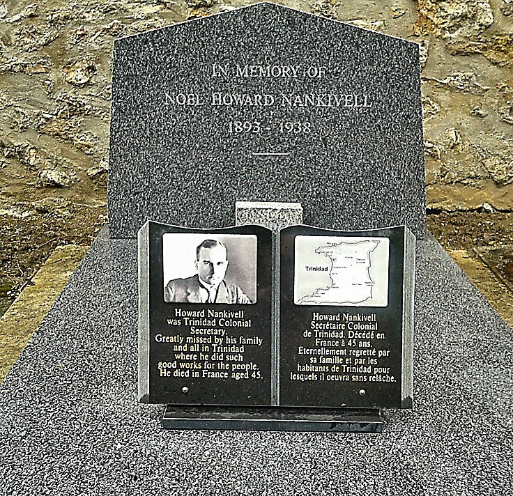 Nankivell Howard grave St Germain-en-Laye
