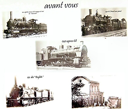 Nord railway France old locomotives