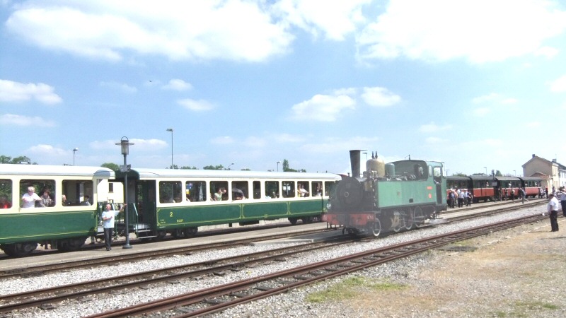 Steam train at Noyelle sur mer
